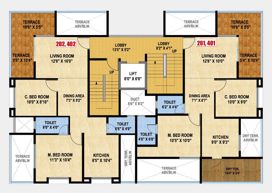 2ND-and-4TH-floor plan