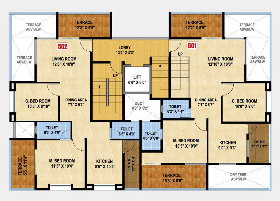 5th Floor Plan